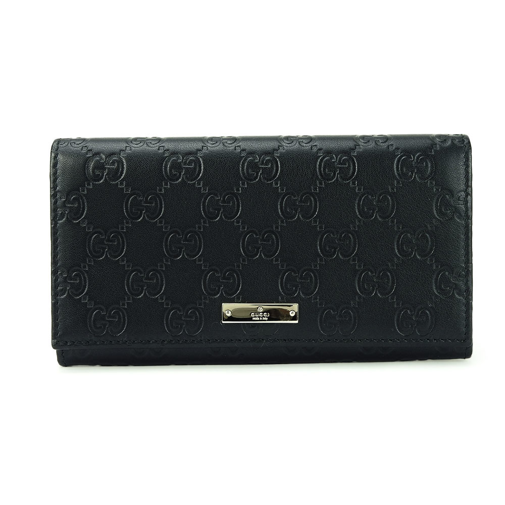 Gucci USED GUCCI Guccisima Leather Wallet 244946 Leather Long Wallet 244946